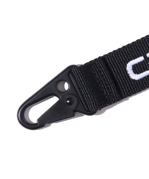 Carhartt WIP（カーハートダブリューアイピー）の「Carhartt WIP/カーハートダブリューアイピー keyholder キーホルダー ブランドロゴ キーチェーン（キーホルダー・メンズ・カーキ/オレンジ/ブラック・FREE）」の4枚目の写真