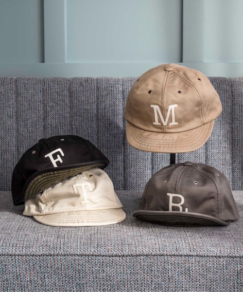 MRFATMAN(ミスターファットマン)の「Alphabet Wappen BB Cap / MRFATMAN 2022SS(キャップ・メンズ・ブラウン/ベージュ/ブラック/ホワイト・FREE)」の5枚目の写真