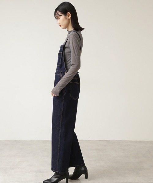 NATURAL BEAUTY BASIC（ナチュラルビューティーベーシック）の「デニムサロペット インディゴ/0171240980（サロペット/オーバーオール・レディース・ネイビー・MEDIUM/SMALL）」の11枚目の写真