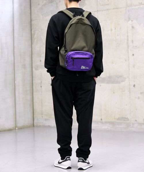 FRANKLIN & MARSHALL（フランクリンマーシャル）の「【WEB限定/SHIPS別注】FRANKLIN&MARSHALL: ロゴ ワッペン 2WAY バックパック/ボディバッグ（バックパック/リュック・メンズ・ブラック/ネイビー/グリーン・ONE SIZE）」の8枚目の写真