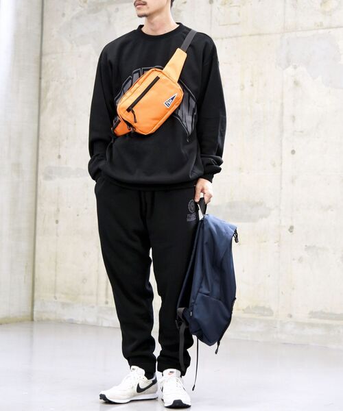 FRANKLIN & MARSHALL（フランクリンマーシャル）の「【WEB限定/SHIPS別注】FRANKLIN&MARSHALL: ロゴ ワッペン 2WAY バックパック/ボディバッグ（バックパック/リュック・メンズ・ブラック/ネイビー/グリーン・ONE SIZE）」の12枚目の写真