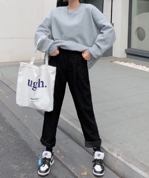 Diosfront（ディオスフロント）の「コーデュロイタックセミワイドパンツ（その他パンツ・レディース・ブラック/ベージュ/パープル/モカ・S/M/L）」の9枚目の写真