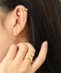 ABBEY MARKET（アビーマーケット）の「シルバー　イヤーカフ 　イヤリング 　silver Earcuff（イヤーカフ）」