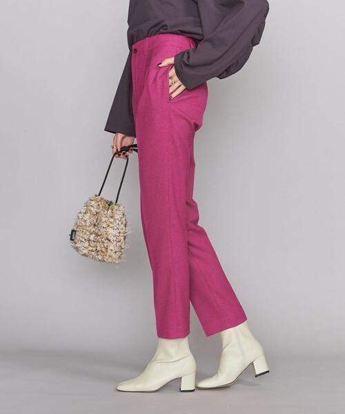 BEAUTY&YOUTH UNITED ARROWS（ビューティーアンドユースユナイテッドアローズ）の「BY ツイードライクスリムパンツ -ウォッシャブル-（その他パンツ・レディース・ピンク/ネイビー/グレー/ダークブラウン/ライトブルー/モカ・S/M/L）」の15枚目の写真