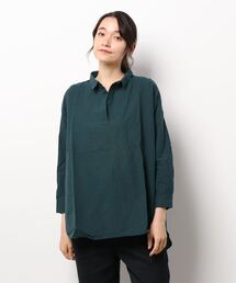Samansa Mos2 | 後ろ釦スキッパーチュニック(シャツ/ブラウス)