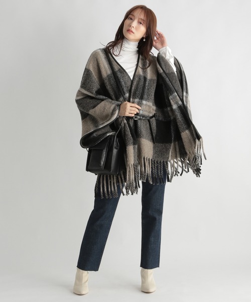 Andemiu（アンデミュウ）の「カットリブタートル239493（Tシャツ/カットソー・レディース・オフホワイト/モカ/ブルー/ブラック・FREE）」の11枚目の写真