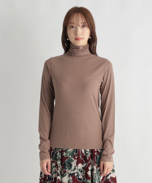 Andemiu（アンデミュウ）の「カットリブタートル239493（Tシャツ/カットソー・レディース・オフホワイト/モカ/ブルー/ブラック・FREE）」の21枚目の写真