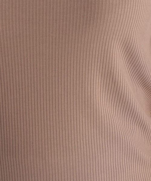 Andemiu（アンデミュウ）の「カットリブタートル239493（Tシャツ/カットソー・レディース・オフホワイト/モカ/ブルー/ブラック・FREE）」の5枚目の写真