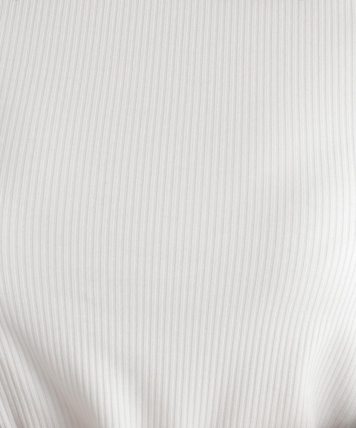 Andemiu（アンデミュウ）の「カットリブタートル239493（Tシャツ/カットソー・レディース・オフホワイト/モカ/ブルー/ブラック・FREE）」の6枚目の写真