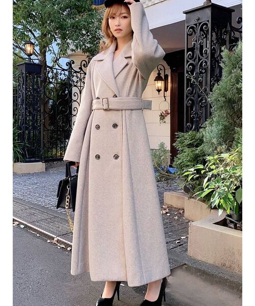 RESEXXY(リゼクシー)の「フレアデザインコート(その他アウター・レディース・アイボリー/ベージュ/キャメル・FREE)」の3枚目の写真