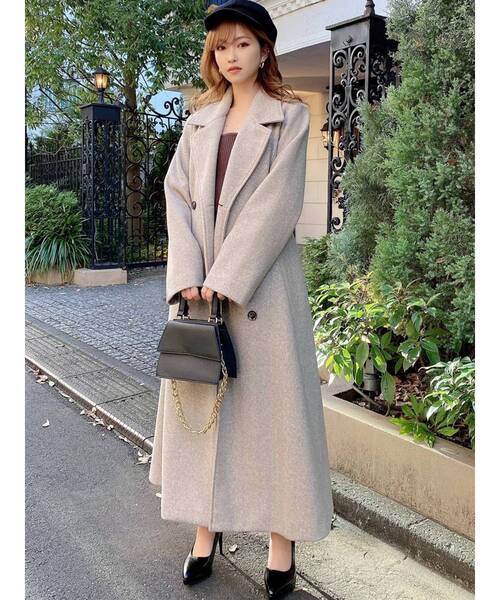 RESEXXY(リゼクシー)の「フレアデザインコート(その他アウター・レディース・アイボリー/ベージュ/キャメル・FREE)」の8枚目の写真