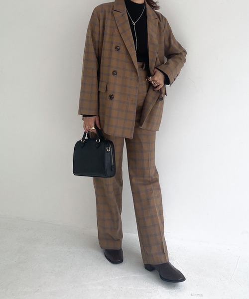 アルアバイル　チェックダブルジャケット セール】 ガンクラブチェックダブルジャケット （テーラードジャケット