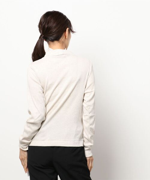 sm2rhythm（サマンサモスモスリズム）の「リブタートルカットソー（Tシャツ/カットソー・レディース・チャコール/ブラック/ライトベージュ・ﾌﾘ-）」の5枚目の写真