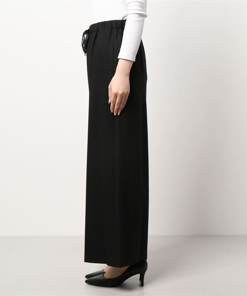 BONbazaar（ボンバザール）の「《色違い必須アイテム》リラックスウォームイージーワイドパンツ（その他パンツ・レディース・ブラック/ライトグレー/ダークブラウン/オフホワイト・FREE）」の6枚目の写真