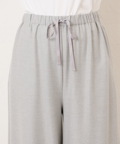 BONbazaar（ボンバザール）の「《色違い必須アイテム》リラックスウォームイージーワイドパンツ（その他パンツ・レディース・ブラック/ライトグレー/ダークブラウン/オフホワイト・FREE）」の9枚目の写真