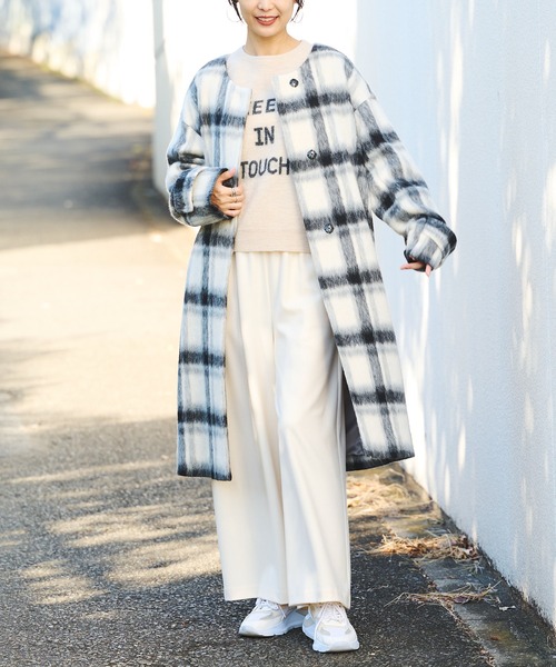 BONbazaar（ボンバザール）の「《色違い必須アイテム》リラックスウォームイージーワイドパンツ（その他パンツ・レディース・ブラック/ライトグレー/ダークブラウン/オフホワイト・FREE）」の14枚目の写真