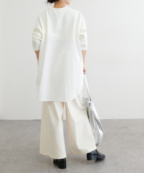 BONbazaar（ボンバザール）の「《色違い必須アイテム》リラックスウォームイージーワイドパンツ（その他パンツ・レディース・ブラック/ライトグレー/ダークブラウン/オフホワイト・FREE）」の17枚目の写真