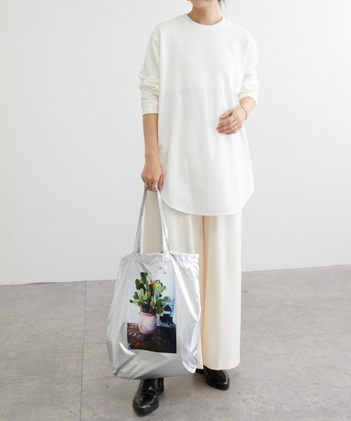 BONbazaar（ボンバザール）の「《色違い必須アイテム》リラックスウォームイージーワイドパンツ（その他パンツ・レディース・ブラック/ライトグレー/ダークブラウン/オフホワイト・FREE）」の16枚目の写真