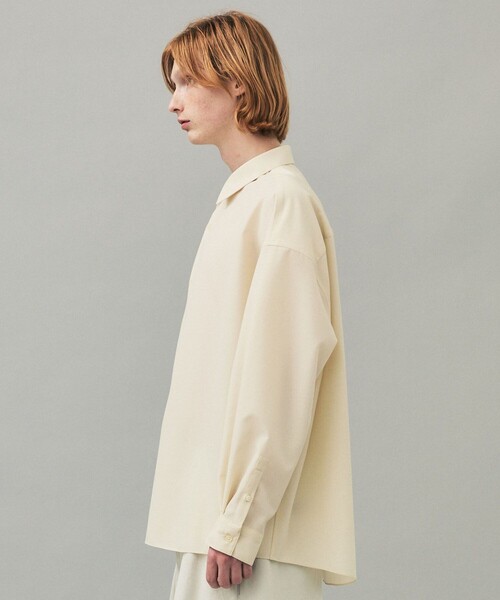 city(シティ)の「ウールシャツ/WOOL SHIRTS(シャツ/ブラウス・メンズ・オフホワイト/ライトブルーグレー・1/2/3)」の6枚目の写真