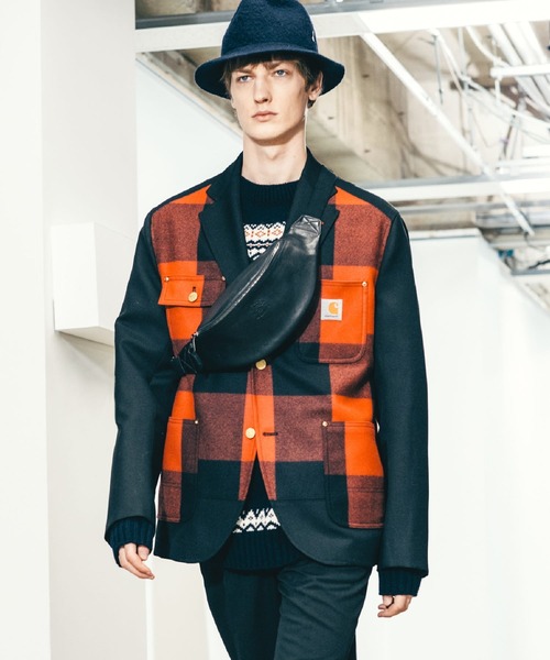 Carhartt Wネーム バッファローチェック ジャケット