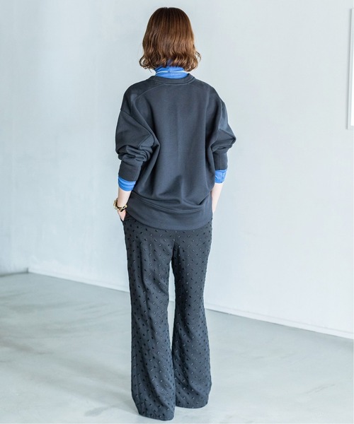 IENA（イエナ）の「【A.P.C./ アーペーセー】別注 スウェットシャツ◆（スウェット・レディース・ネイビー/ライトグレー・FREE）」の4枚目の写真