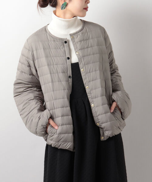 Traditional Weatherwear(トラディショナルウェザーウェア)の「【TRADITIONAL WEATHERWEAR/トラディショナル ウェザーウェア】ARKLEY DOWN PAダウンジャケット #A212CIDCO0168O(ダウンジャケット/コート・レディース・ブラック/グレー/オフホワイト・36/34)」の3枚目の写真