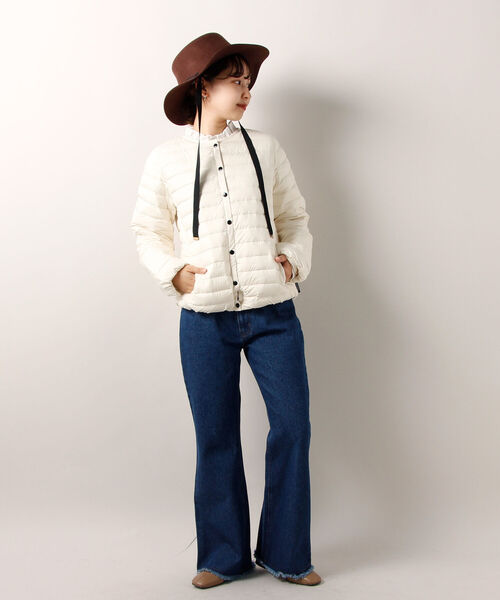 Traditional Weatherwear(トラディショナルウェザーウェア)の「【TRADITIONAL WEATHERWEAR/トラディショナル ウェザーウェア】ARKLEY DOWN PAダウンジャケット #A212CIDCO0168O(ダウンジャケット/コート・レディース・ブラック/グレー/オフホワイト・36/34)」の4枚目の写真