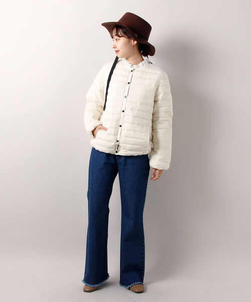 Traditional Weatherwear(トラディショナルウェザーウェア)の「【TRADITIONAL WEATHERWEAR/トラディショナル ウェザーウェア】ARKLEY DOWN PAダウンジャケット #A212CIDCO0168O(ダウンジャケット/コート・レディース・ブラック/グレー/オフホワイト・36/34)」の5枚目の写真