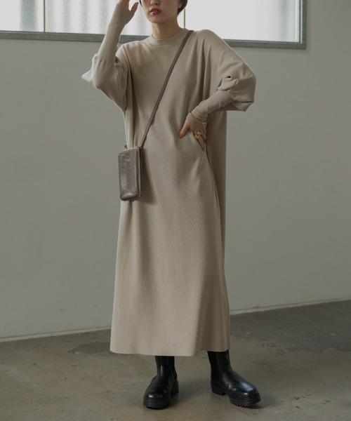パフスリーブニットワンピース ワンピース Loungedress ラウンジドレス のファッション通販 Zozotown