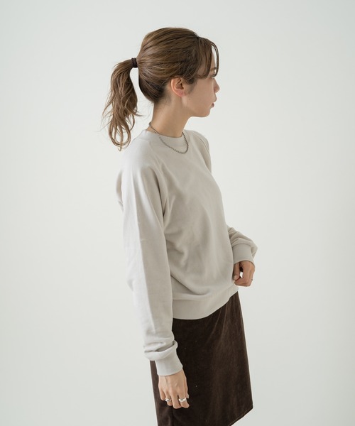 Kastane（カスタネ）の「インドオーガニックコットンスウェット（スウェット・レディース・アイボリー/パープル/ブラウン・FREE）」の10枚目の写真