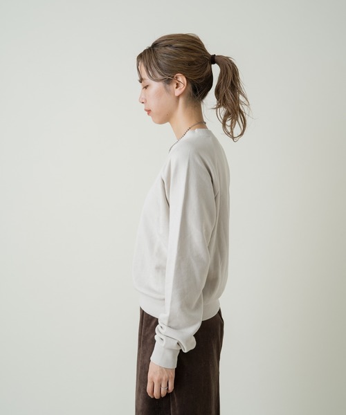 Kastane（カスタネ）の「インドオーガニックコットンスウェット（スウェット・レディース・アイボリー/パープル/ブラウン・FREE）」の8枚目の写真