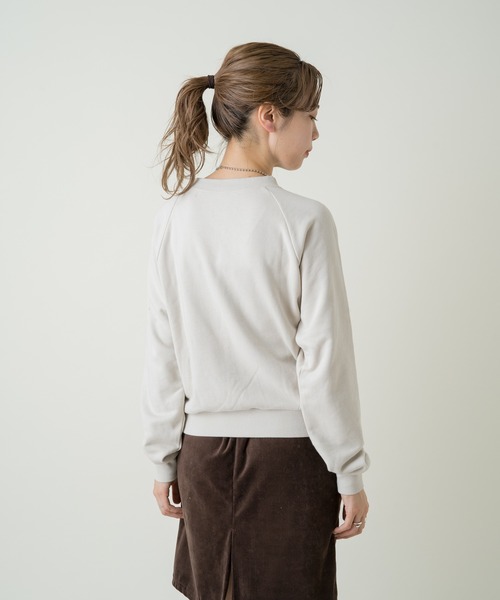 Kastane（カスタネ）の「インドオーガニックコットンスウェット（スウェット・レディース・アイボリー/パープル/ブラウン・FREE）」の14枚目の写真