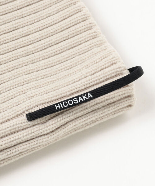 BEAMS（ビームス）の「HICOSAKA / ネックウォーマー（ネックウォーマー/スヌード・レディース・ブラック/ホワイト系その他7・ONE SIZE）」の4枚目の写真