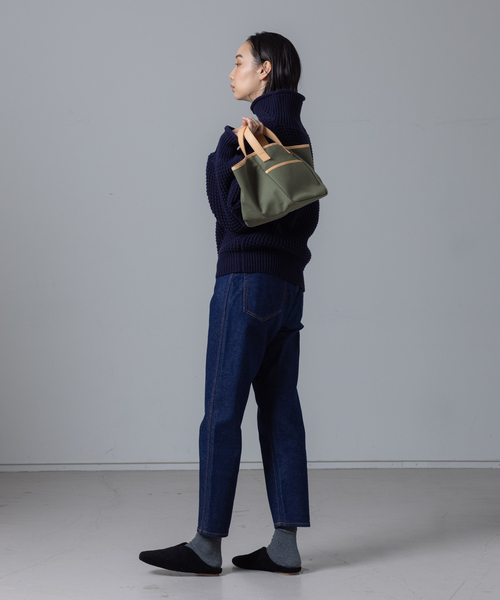 collex(コレックス)の「【Lagom】キャンバストートバッグ small(トートバッグ・レディース・カーキ/アイボリー・フリー)」の3枚目の写真