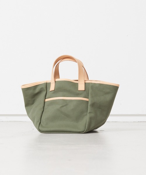 collex(コレックス)の「【Lagom】キャンバストートバッグ small(トートバッグ・レディース・カーキ/アイボリー・フリー)」の19枚目の写真