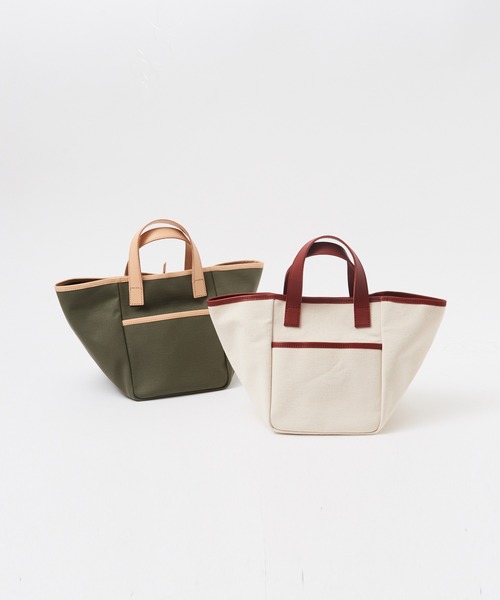 collex(コレックス)の「【Lagom】キャンバストートバッグ small(トートバッグ・レディース・カーキ/アイボリー・フリー)」の17枚目の写真