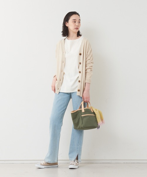 collex(コレックス)の「【Lagom】キャンバストートバッグ small(トートバッグ・レディース・カーキ/アイボリー・フリー)」の10枚目の写真