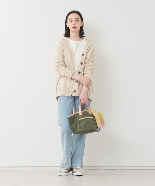 collex(コレックス)の「【Lagom】キャンバストートバッグ small(トートバッグ・レディース・カーキ/アイボリー・フリー)」の11枚目の写真