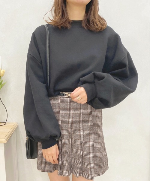 apres jour(アプレジュール)の「モックネックスウェット【ZOZOTOWN限定アイテム】(スウェット・レディース・アイボリー/ブラック/ナチュラル/ダークブルー・X-LARGE/フリー)」の16枚目の写真