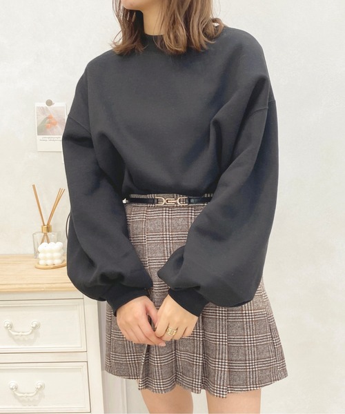 apres jour(アプレジュール)の「モックネックスウェット【ZOZOTOWN限定アイテム】(スウェット・レディース・アイボリー/ブラック/ナチュラル/ダークブルー・X-LARGE/フリー)」の17枚目の写真