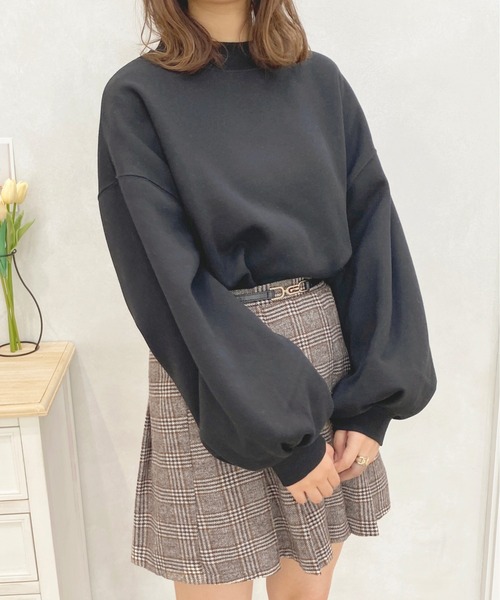 apres jour(アプレジュール)の「モックネックスウェット【ZOZOTOWN限定アイテム】(スウェット・レディース・アイボリー/ブラック/ナチュラル/ダークブルー・X-LARGE/フリー)」の18枚目の写真