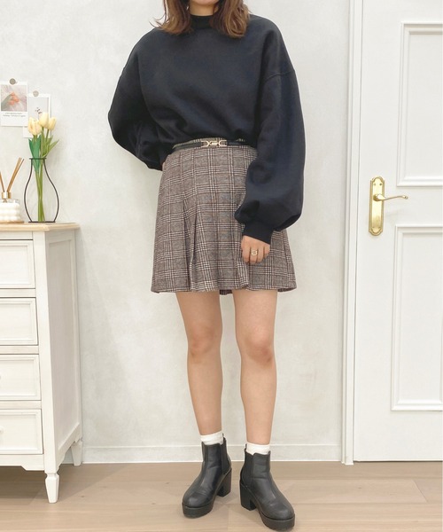 apres jour(アプレジュール)の「モックネックスウェット【ZOZOTOWN限定アイテム】(スウェット・レディース・アイボリー/ブラック/ナチュラル/ダークブルー・X-LARGE/フリー)」の20枚目の写真