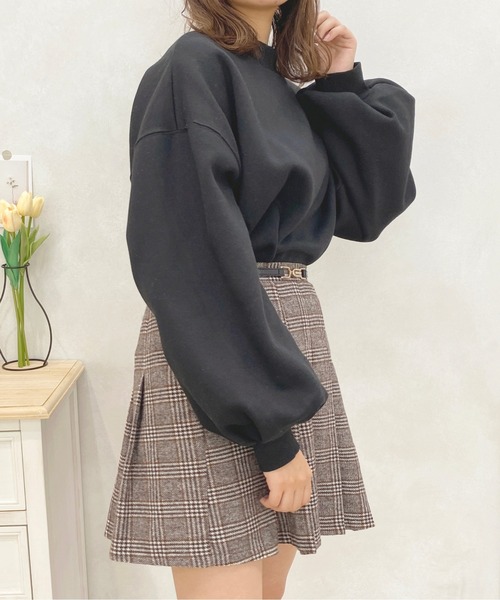 apres jour(アプレジュール)の「モックネックスウェット【ZOZOTOWN限定アイテム】(スウェット・レディース・アイボリー/ブラック/ナチュラル/ダークブルー・X-LARGE/フリー)」の6枚目の写真