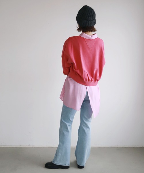 SLOBE citron.（スローブシトロン）の「SLOBE citron. ボリュームスリーブシャツ【手洗い可能】◆（シャツ/ブラウス・レディース・ピンク/グリーン・FREE）」の20枚目の写真