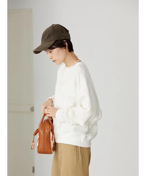 AMERICAN HOLIC(アメリカンホリック)の「袖タック裏毛プルオーバー(Tシャツ/カットソー・レディース・グレー系その他/オフホワイト・M/L)」の7枚目の写真