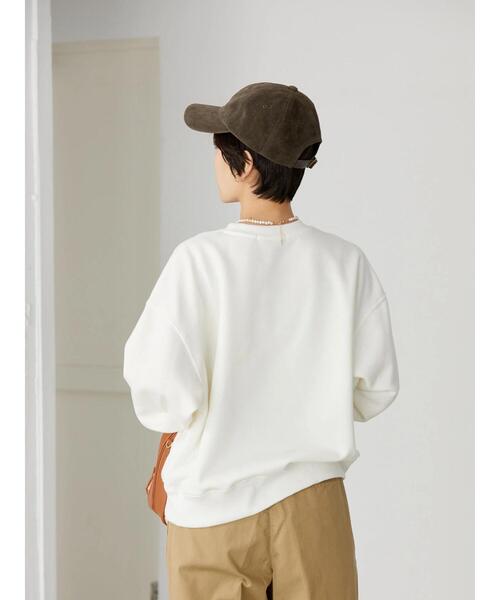 AMERICAN HOLIC(アメリカンホリック)の「袖タック裏毛プルオーバー(Tシャツ/カットソー・レディース・グレー系その他/オフホワイト・M/L)」の9枚目の写真