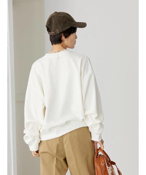 AMERICAN HOLIC(アメリカンホリック)の「袖タック裏毛プルオーバー(Tシャツ/カットソー・レディース・グレー系その他/オフホワイト・M/L)」の10枚目の写真
