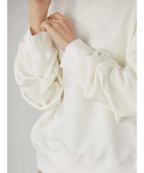 AMERICAN HOLIC(アメリカンホリック)の「袖タック裏毛プルオーバー(Tシャツ/カットソー・レディース・グレー系その他/オフホワイト・M/L)」の13枚目の写真
