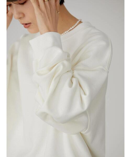 AMERICAN HOLIC(アメリカンホリック)の「袖タック裏毛プルオーバー(Tシャツ/カットソー・レディース・グレー系その他/オフホワイト・M/L)」の14枚目の写真