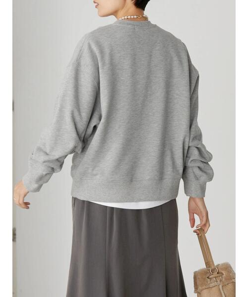 AMERICAN HOLIC(アメリカンホリック)の「袖タック裏毛プルオーバー(Tシャツ/カットソー・レディース・グレー系その他/オフホワイト・M/L)」の17枚目の写真